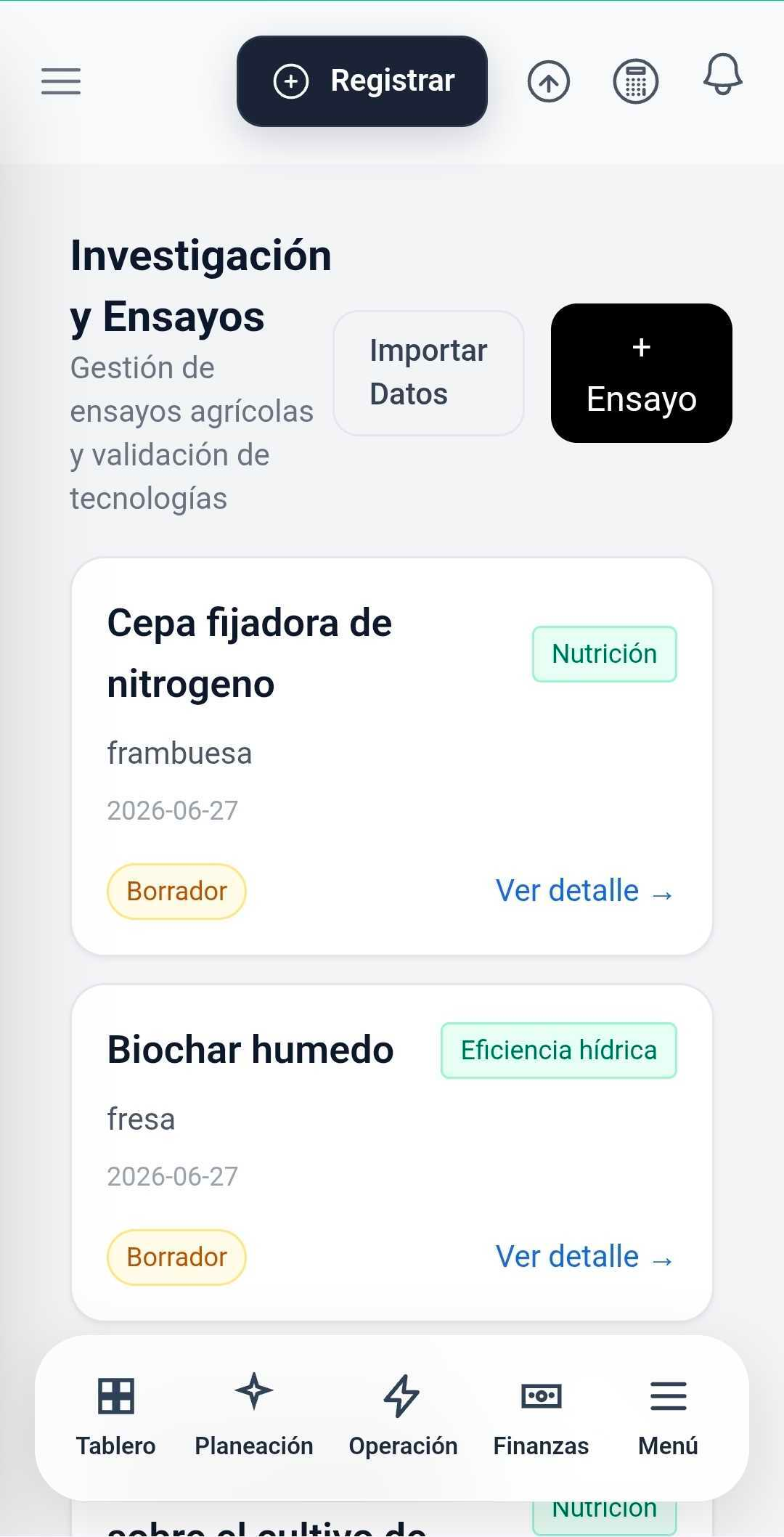 Investigación y Ensayos